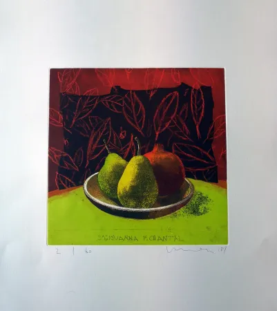 Etching And Aquatint Mair - S.Giovanna F.Chantal