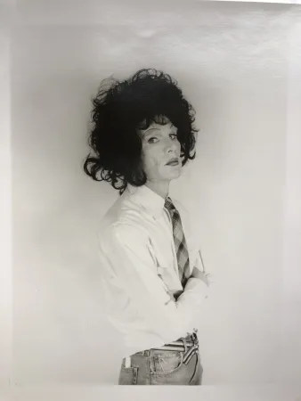 Photography Makos - Andy Warhol, dark wig (Altered Images)