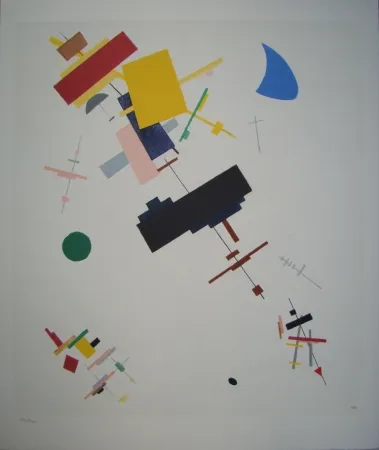 Lithograph Malevitch - Composition