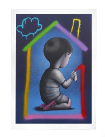 Lithograph Malland - Seth - Dans ma maison