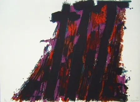 Lithograph Manessier - Composition IX