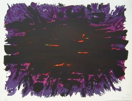 Lithograph Manessier - Composition XII