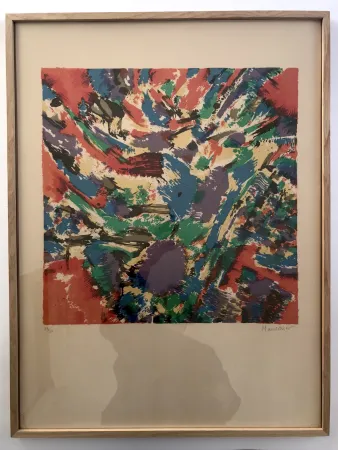 Lithograph Manessier - Joie champêtre