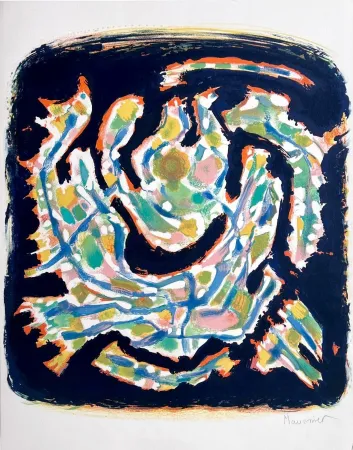 Lithograph Manessier - Laudes II 