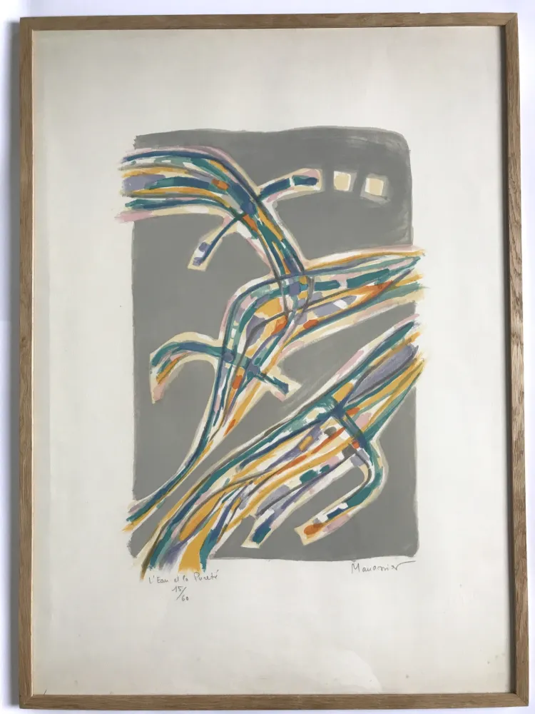 Lithograph Manessier - L'Eau et la pureté