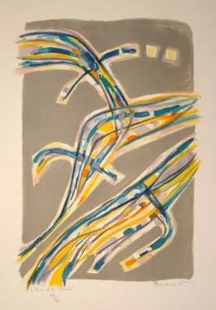 Lithograph Manessier - L’eau et la Pureté