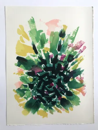 Lithograph Manessier - L'enfant dans la cité des ombres I : Le Labyrinthe I