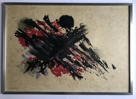 Lithograph Manessier - Martin Luther King II