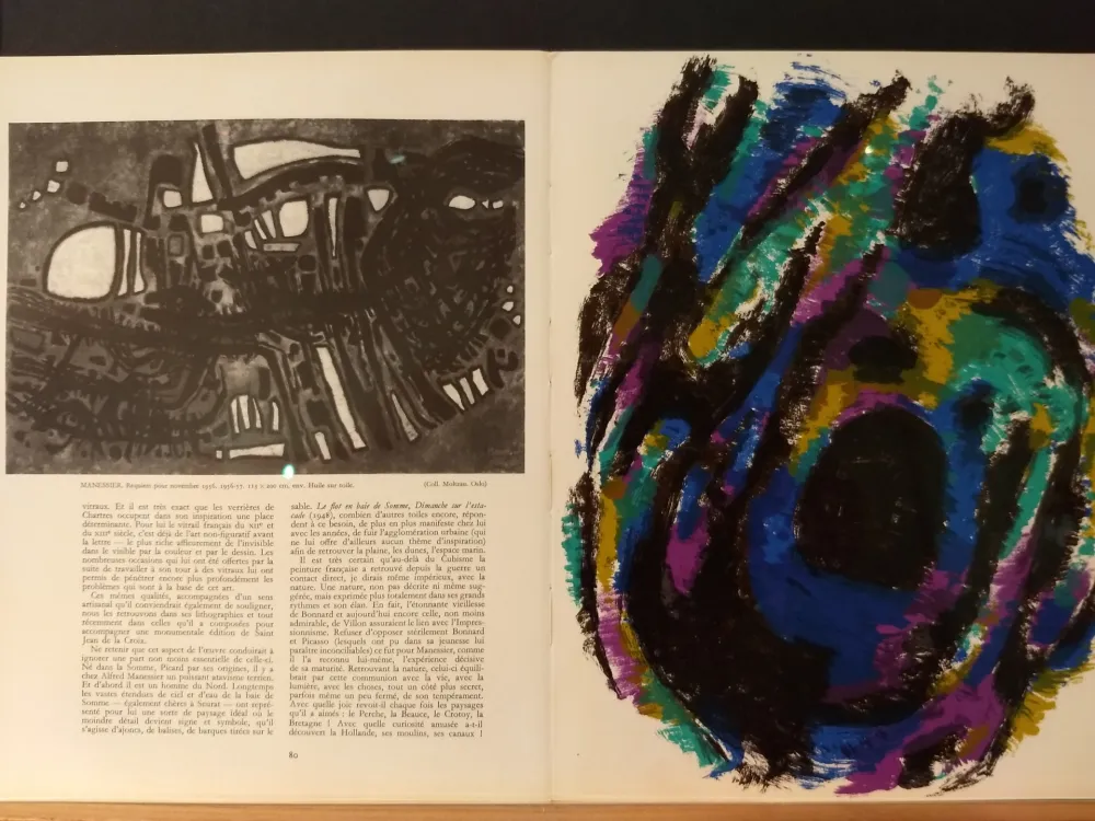 Illustrated Book Manessier - Xxe No 15