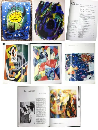 Lithograph Manessier - XXe SIÈCLE (nouvelle série). XXIIe Année. No 15, Noël 1960. LA RÉVOLUTION DE LA COULEUR (Miró, Manessier).