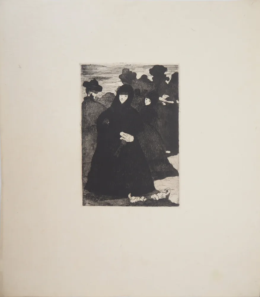 Etching Manet - Au Prado