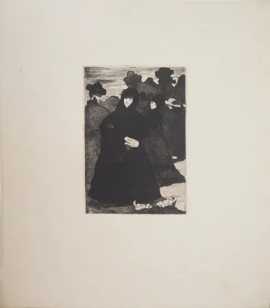 Etching Manet - Au Prado