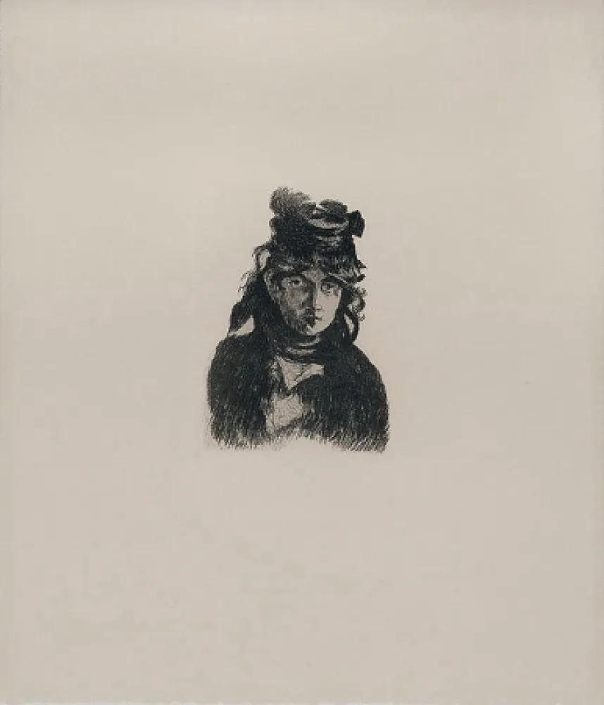 Etching Manet - Berthe Morisot