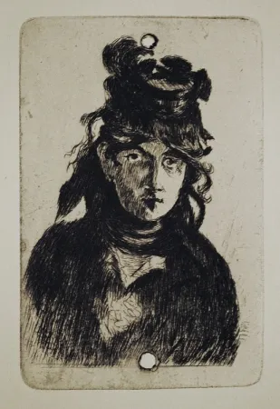 Etching Manet - Berthe Morisot