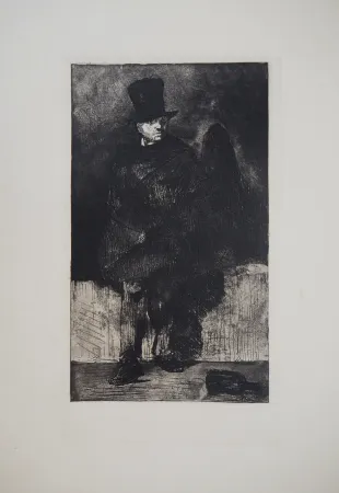 Etching Manet - Le Buveur d'absinthe