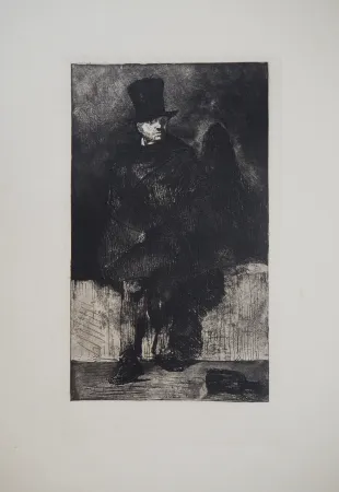 Etching Manet - Le Buveur d'absinthe