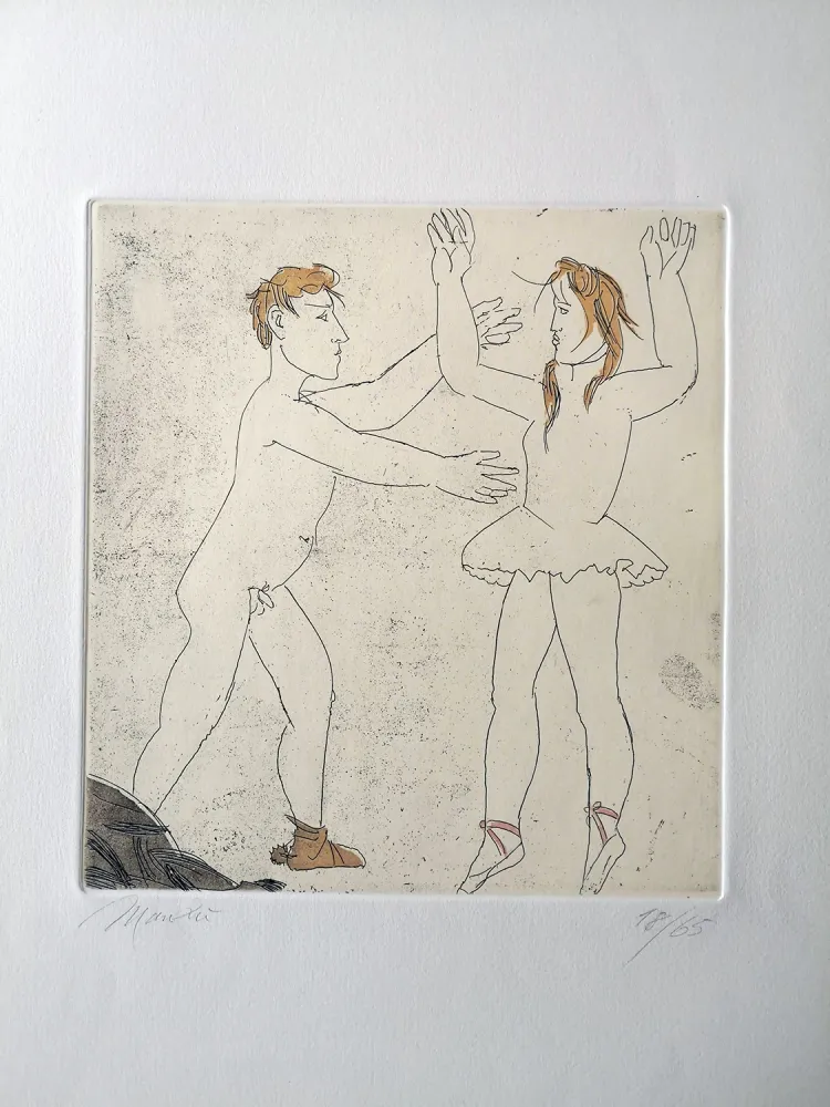 Engraving Manzu - Passo di danza 1