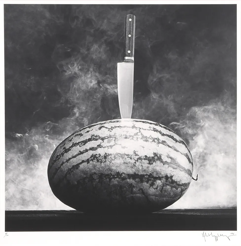 Photography Mapplethorpe - Watermelon with Knife 