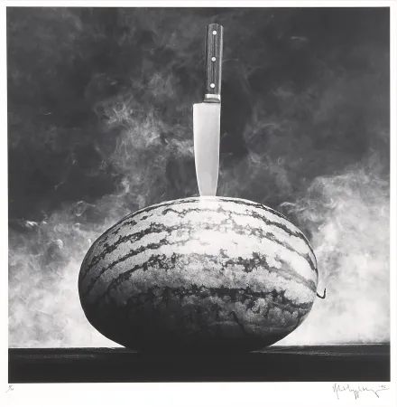 Photography Mapplethorpe - Watermelon with Knife 