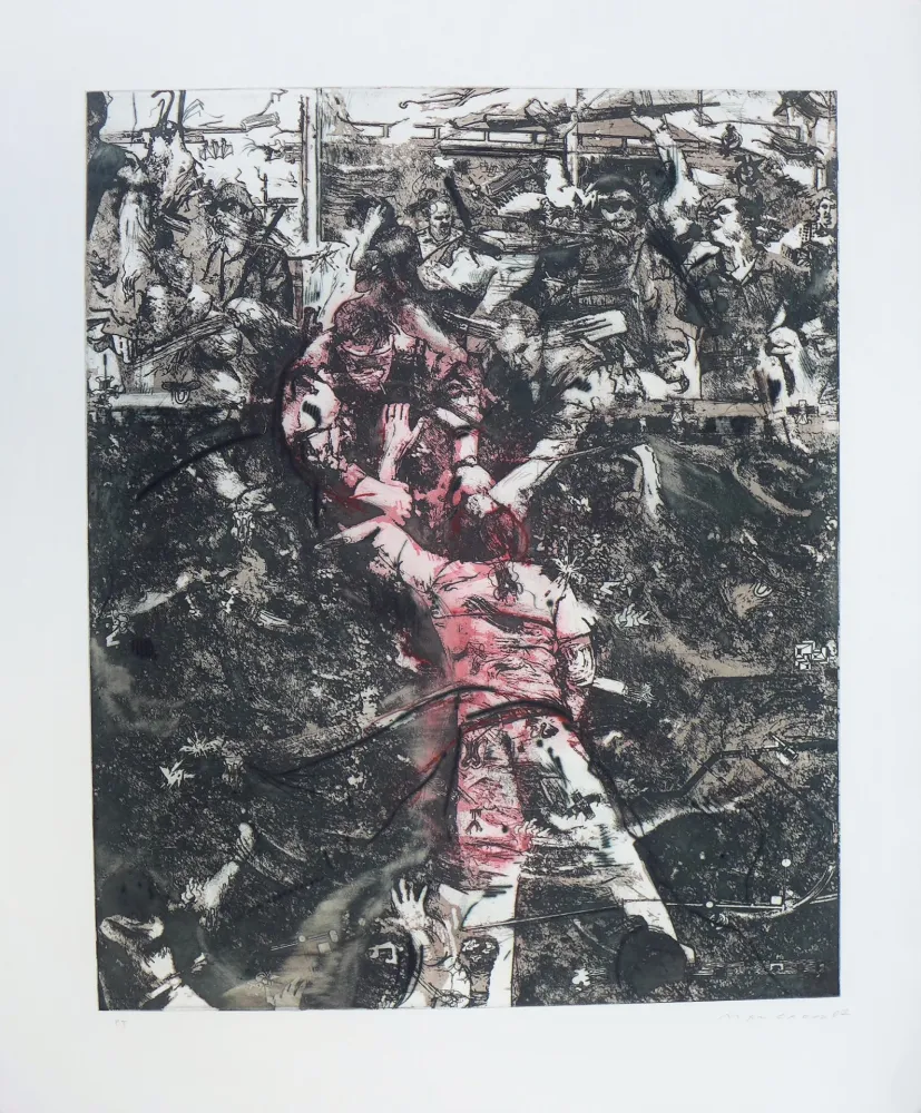 Etching And Aquatint Marcaccio - Sans titre 1