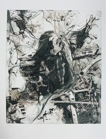 Etching And Aquatint Marcaccio - Sans titre 4