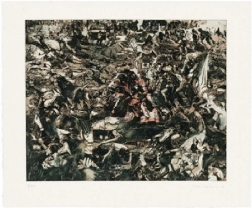 Etching And Aquatint Marcaccio - Sans titre 5