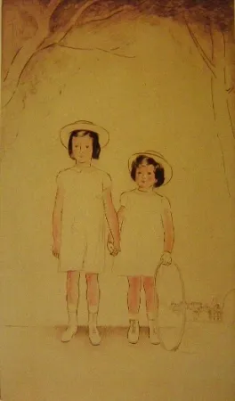 Etching Marcoussis - Enfants Muhlstein