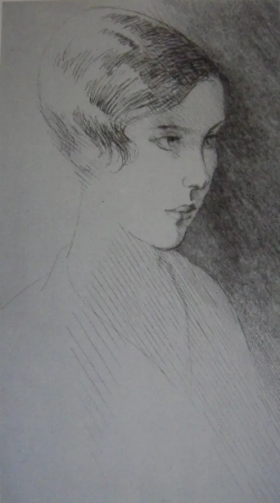 Engraving Marcoussis - Francoise Pomey