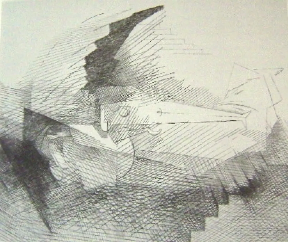 Etching Marcoussis - Planches de salut, N. 8