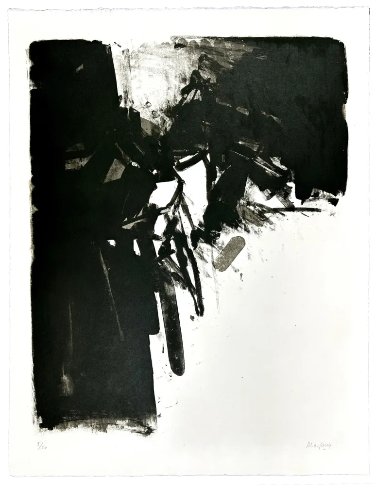 Lithograph Marfaing - Sans titre