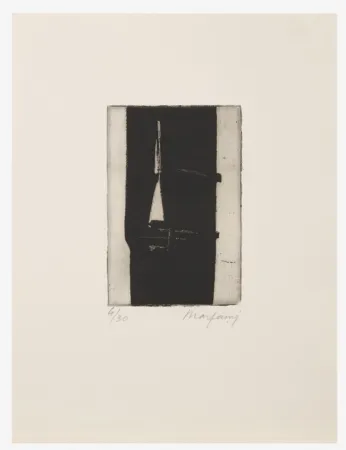 Engraving Marfaing - Sans titre, 1975. Eau-forte signée. 