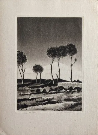 Etching And Aquatint Margolies - Dawn