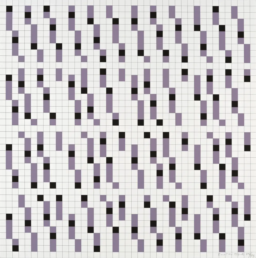 Lithograph Mari - VARIATIONS ON A THEME - EXACTA FROM CONSTRUCTIVISM TO SYSTEMATIC ART 1918-1985