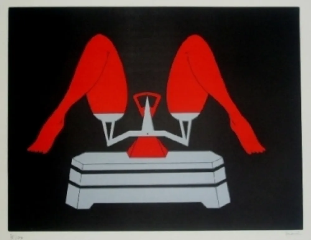 Lithograph Marien - La balance