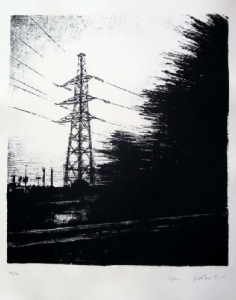 Lithograph Marin - Pylône