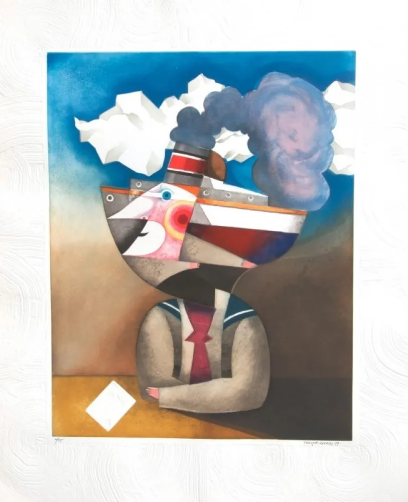 Etching And Aquatint Marin - RENDEZ-VOUS À VALPARAISO