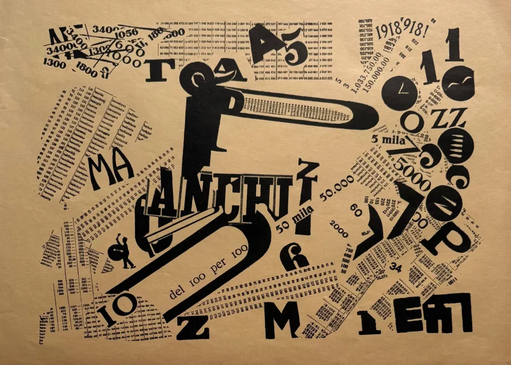 Poster Marinetti - Une assemblée tumultueuse (Sensibilité numérique)