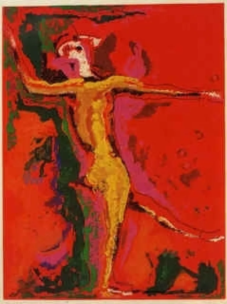 Etching And Aquatint Marini - Ballerino