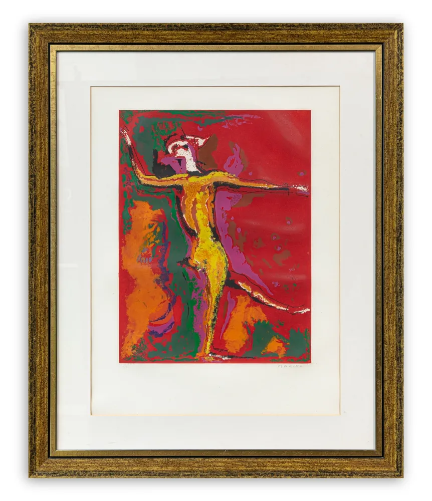 Etching And Aquatint Marini - Ballerino