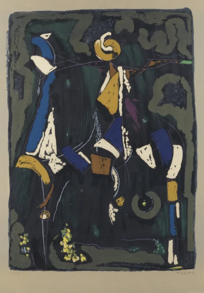 Lithograph Marini - BUNTER REITER II