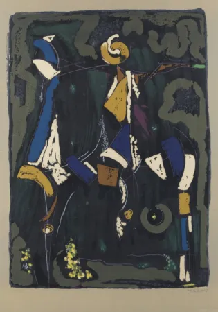 Lithograph Marini - BUNTER REITER II