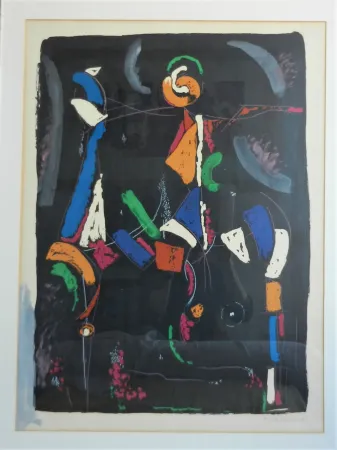 Lithograph Marini - Bunter Reiter II