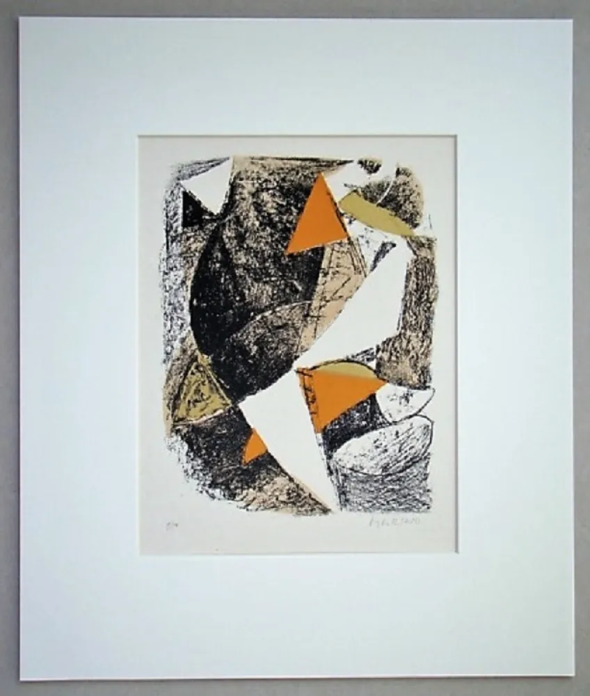 Lithograph Marini - Cheval et Cavalier