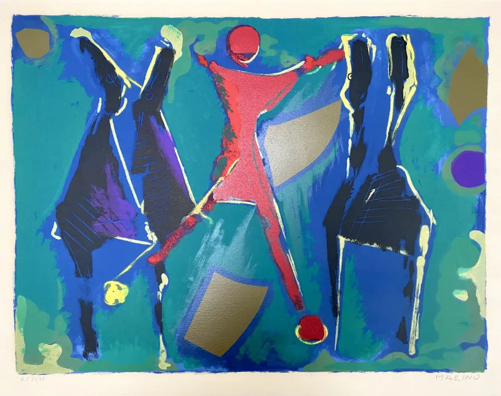 Lithograph Marini - From Color to Form VII