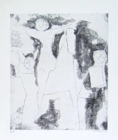 Engraving Marini - Giocolieri