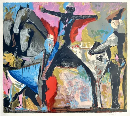 Lithograph Marini - Grande Teatro delle Maschere