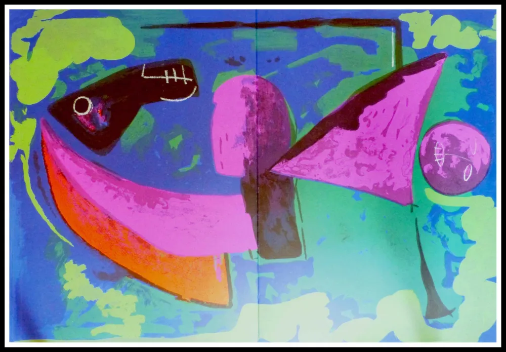 Lithograph Marini - GUERRIER