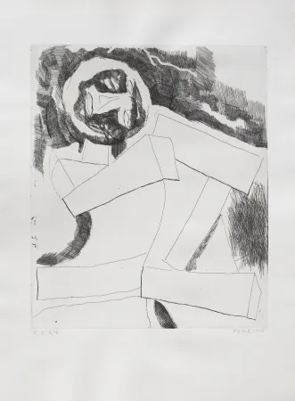 Etching And Aquatint Marini - Guerrier