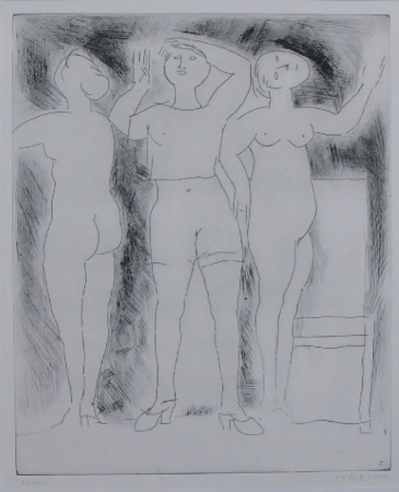 Engraving Marini - Idea della verginità