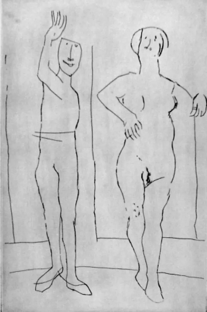 Engraving Marini - La ribalta